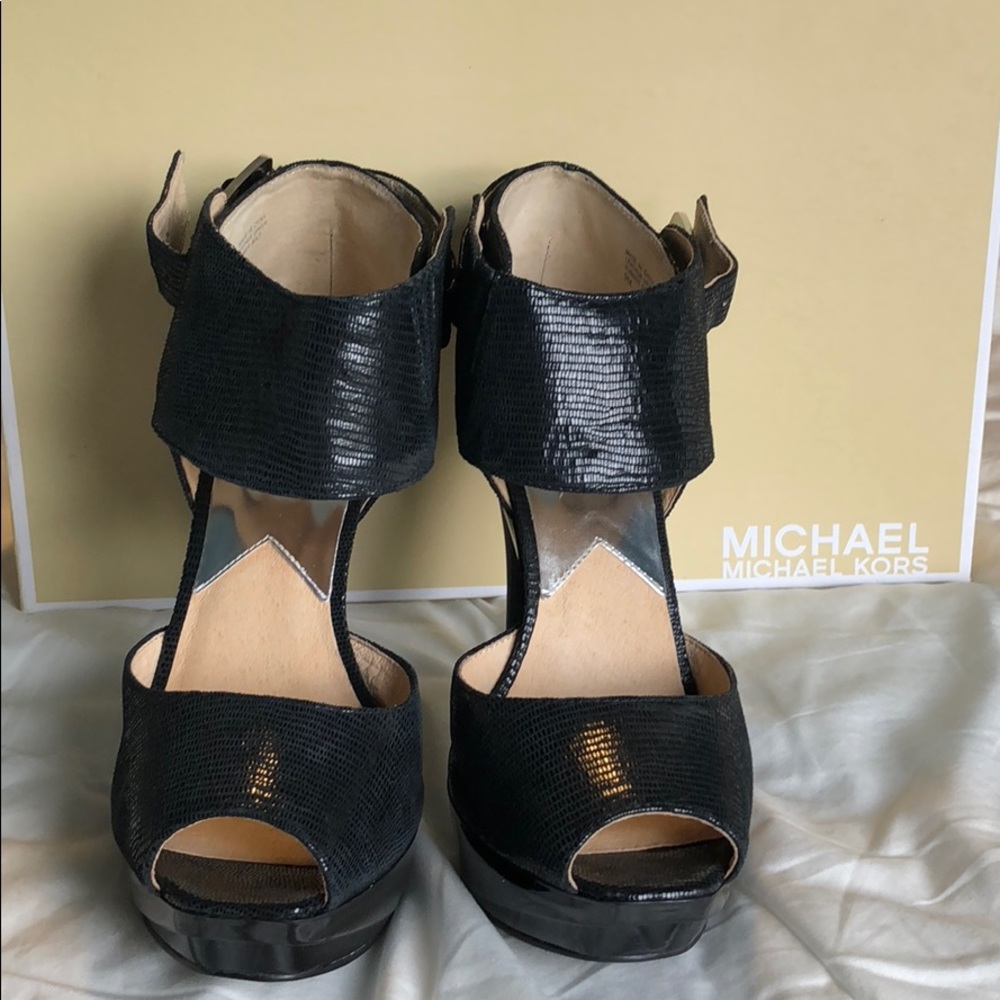 Michael Kors Heidi platform heels